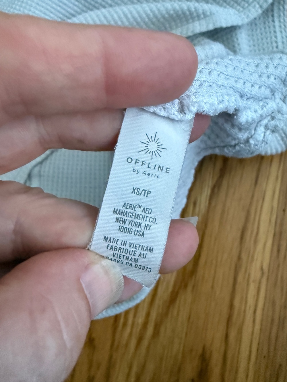 Offline by Aerie waffle crop sleeveless tank top XS - Picture 9 of 9